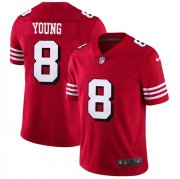 Wholesale Cheap Nike 49ers #8 Steve Young Red Team Color Men's Stitched NFL Vapor Untouchable Limited II Jersey