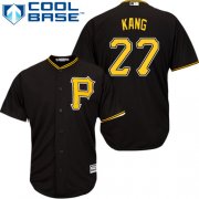 Wholesale Cheap Pirates #27 Jung-ho Kang Black Cool Base Stitched Youth MLB Jersey