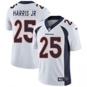 Wholesale Cheap Nike Broncos #25 Chris Harris Jr White Men's Stitched NFL Vapor Untouchable Limited Jersey