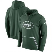 Wholesale Cheap Men's New York Jets Nike Green Champ Drive Vapor Speed Pullover Hoodie