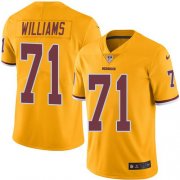 Wholesale Cheap Nike Redskins #71 Trent Williams Gold Men's Stitched NFL Limited Rush Jersey