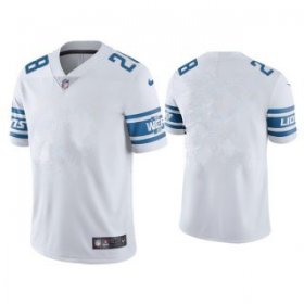 Wholesale Cheap Men\'s Detroit Lions Blank White Vapor Untouchable Limited Stitched Jersey