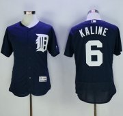 Wholesale Cheap Tigers #6 Al Kaline Navy Blue Flexbase Authentic Collection Stitched MLB Jersey