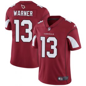 Wholesale Cheap Nike Cardinals #13 Kurt Warner Red Team Color Men\'s Stitched NFL Vapor Untouchable Limited Jersey