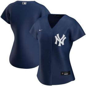 Wholesale Cheap New York Yankees Nike Women\'s Alternate 2020 MLB Team Jersey Navy