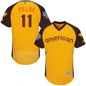Wholesale Cheap Blue Jays #11 Kevin Pillar Gold Flexbase Authentic Collection 2016 All-Star American League Stitched MLB Jersey