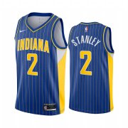 Wholesale Cheap Nike Pacers #2 Cassius Stanley Blue NBA Swingman 2020-21 City Edition Jersey