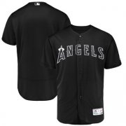 Wholesale Cheap Los Angeles Angels Blank Majestic 2019 Players' Weekend Flex Base Authentic Team Jersey Black