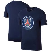 Wholesale Cheap Paris Saint-Germain Nike Team Crest Performance T-Shirt Navy