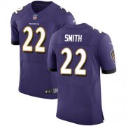 Wholesale Cheap Nike Ravens #22 Jimmy Smith Purple Team Color Men's Stitched NFL Vapor Untouchable Elite Jersey
