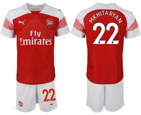 Wholesale Cheap Arsenal #22 Mkhitaryan Home Soccer Club Jersey