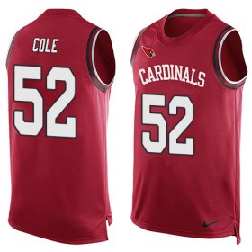 Wholesale Cheap Nike Cardinals #52 Mason Cole Red Team Color Men\'s Stitched NFL Limited Tank Top Jersey