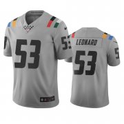 Wholesale Cheap Indianapolis Colts #53 Darius Leonard Gray Vapor Limited City Edition NFL Jersey