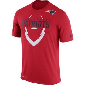 Wholesale Cheap Men\'s New England Patriots Nike Red Legend Icon Dri-FIT T-Shirt