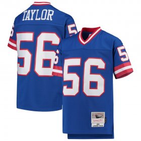 Wholesale Cheap Youth New York Giants #56 Lawrence Taylor Mitchell & Ness Royal 1986 Legacy Retired Player Jersey