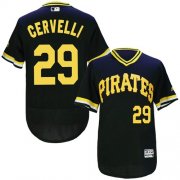 Wholesale Cheap Pirates #29 Francisco Cervelli Black Flexbase Authentic Collection Cooperstown Stitched MLB Jersey