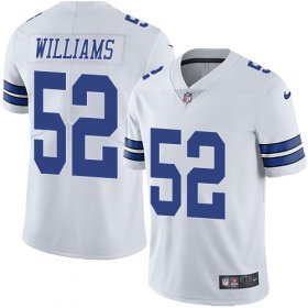 Wholesale Cheap Nike Cowboys #52 Connor Williams White Men\'s Stitched NFL Vapor Untouchable Limited Jersey