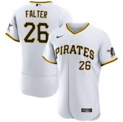 Cheap Men's Pittsburgh Pirates #26 Bailey Falter White Flex Base Baseball Stitched Jersey