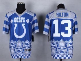 Wholesale Cheap Nike Colts #13 T.Y. Hilton Royal Blue Men\'s Stitched NFL Elite Noble Fashion Jersey