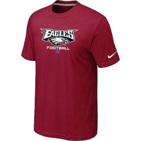 Wholesale Cheap Nike Philadelphia Eagles Big & Tall Critical Victory NFL T-Shirt Red