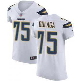 Wholesale Cheap Nike Chargers #75 Bryan Bulaga White Men\'s Stitched NFL New Elite Jersey
