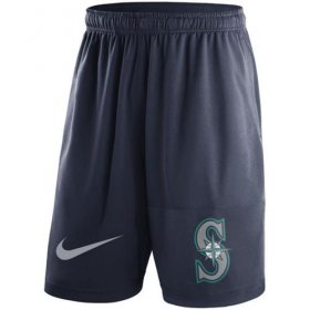 Wholesale Cheap Men\'s Seattle Mariners Nike Navy Dry Fly Shorts