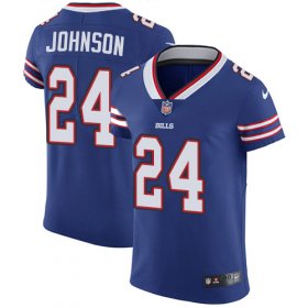 Wholesale Cheap Nike Bills #24 Taron Johnson Royal Blue Team Color Men\'s Stitched NFL Vapor Untouchable Elite Jersey