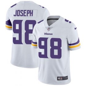 Wholesale Cheap Nike Vikings #98 Linval Joseph White Men\'s Stitched NFL Vapor Untouchable Limited Jersey