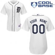 Wholesale Cheap Tigers Personalized Authentic White MLB Jersey (S-3XL)