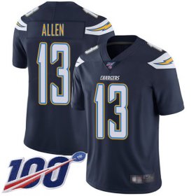 Wholesale Cheap Nike Chargers #13 Keenan Allen Navy Blue Team Color Men\'s Stitched NFL 100th Season Vapor Limited Jersey
