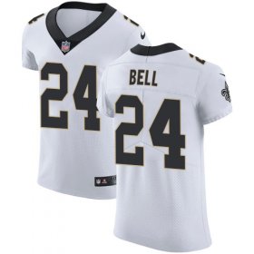Wholesale Cheap Nike Saints #24 Vonn Bell White Men\'s Stitched NFL Vapor Untouchable Elite Jersey