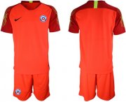Wholesale Cheap Chile Blank Red Goalkeeper Soccer Country Jersey