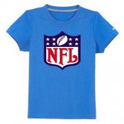 Wholesale Cheap NFL Logo Youth T-Shirt Light Blue