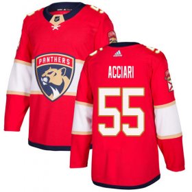 Wholesale Cheap Adidas Panthers #55 Noel Acciari Red Home Authentic Stitched NHL Jersey