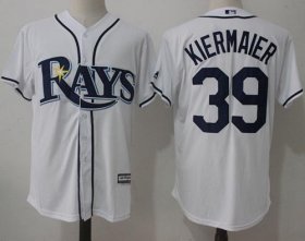 Wholesale Cheap Rays #39 Kevin Kiermaier White New Cool Base Stitched MLB Jersey