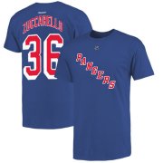 Wholesale Cheap New York Rangers #36 Mats Zuccarello Reebok Name and Number Player T-Shirt Royal