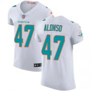 Wholesale Cheap Nike Dolphins #47 Kiko Alonso White Men's Stitched NFL Vapor Untouchable Elite Jersey