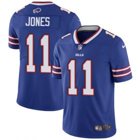 Wholesale Cheap Nike Bills #11 Zay Jones Royal Blue Team Color Men\'s Stitched NFL Vapor Untouchable Limited Jersey