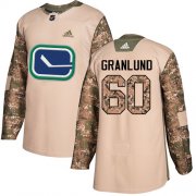 Wholesale Cheap Adidas Canucks #60 Markus Granlund Camo Authentic 2017 Veterans Day Stitched NHL Jersey