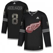 Wholesale Cheap Adidas Red Wings #8 Justin Abdelkader Black Authentic Classic Stitched NHL Jersey
