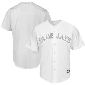 Wholesale Cheap Toronto Blue Jays Blank Majestic 2019 Players\' Weekend Cool Base Team Jersey White
