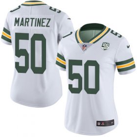 Wholesale Cheap Nike Packers #50 Blake Martinez White Women\'s 100th Season Stitched NFL Vapor Untouchable Limited Jersey