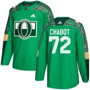 Wholesale Cheap Adidas Senators #72 Thomas Chabot adidas Green St. Patrick's Day Authentic Practice Stitched NHL Jersey
