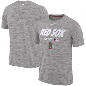 Wholesale Cheap Boston Red Sox Nike Authentic Collection Velocity Team Issue Performance T-Shirt Gray
