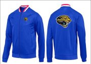 Wholesale Cheap NFL Jacksonville Jaguars Team Logo Jacket Blue_1