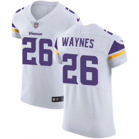 Wholesale Cheap Nike Vikings #26 Trae Waynes White Men\'s Stitched NFL Vapor Untouchable Elite Jersey
