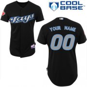 Wholesale Cheap Blue Jays Authentic Black Cool Base MLB Jersey (S-3XL)