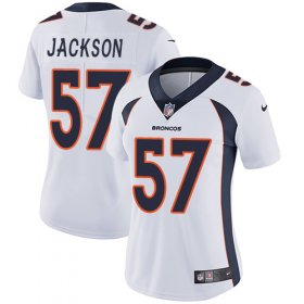 Wholesale Cheap Nike Broncos #57 Tom Jackson White Women\'s Stitched NFL Vapor Untouchable Limited Jersey