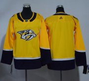 Wholesale Cheap Adidas Predators Blank Yellow Home Authentic Stitched Youth NHL Jersey