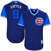 Wholesale Cheap Cubs #8 Ian Happ Royal "Happer" Players Weekend Authentic Stitched MLB Jersey